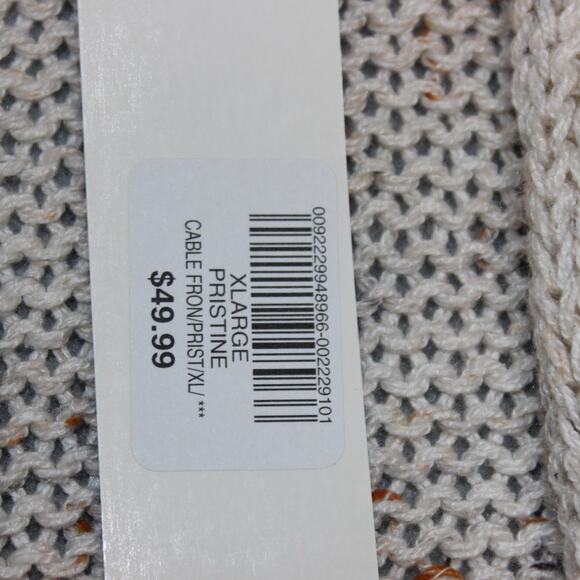 Natural Reflections NWT Women's‎ Pristine Cable Knit Open Front Cardigan Size XL - Picture 5 of 9